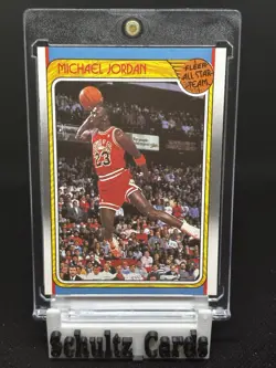 1988-89 Fleer Basketball All Star Team #120 Michael Jordan Chicago Bulls HOF - Image 1