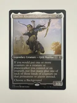 Lae’zel Vlaakith’s Champion Etched Foil MTG Magic the Gathering Card NM Mint CLB - Image 1