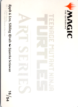 Raph & Leo, Sibling Rivals Art Card S Art Series: Teenage Mutant Ninja Turtles 1 - Image 2