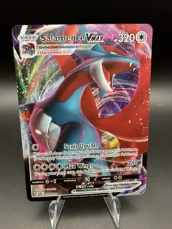 Salamence Vmax 144/189 Darkness Ablaze Ultra Rare Full Art Pokemon Card - NM - Image 1