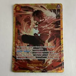 Bandai One Piece Card Game Portgas D Ace OP15-118 OP-02 Eng SEC Alt Art - Image 1