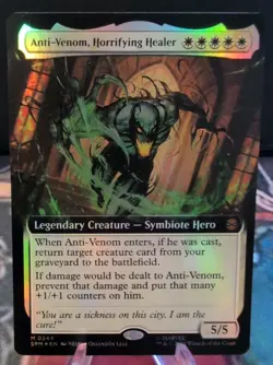 Anti-Venom, Horrifying Healer (Extended Art FOIL) Marvel's Spider-Man (SPM) MTG - Image 1