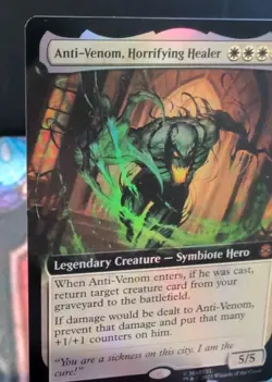 Anti-Venom, Horrifying Healer (Extended Art FOIL) Marvel's Spider-Man (SPM) MTG - Image 2