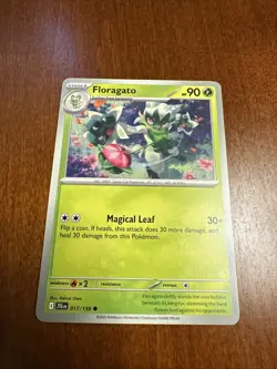 Floragato 017/159 Journey Together Regular Pokemon TCG Card - Image 1