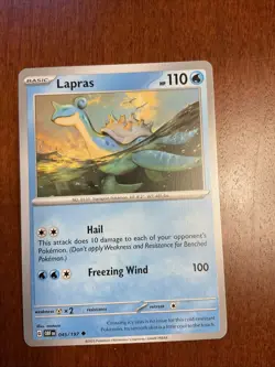 Lapras 045/197 Obsidian Flames Regular Pokemon TCG Card - Image 1