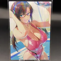 Mari Makinami Holographic Anime Collectible Trading Card - Image 2