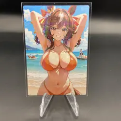 Tomoe Umari | Uma Musume Holographic Anime Collectible Trading Card - Image 1