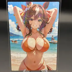 Tomoe Umari | Uma Musume Holographic Anime Collectible Trading Card - Image 3