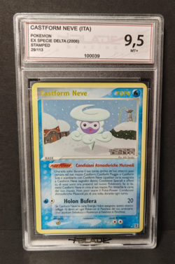 Castform Neve Stamp EX Specie Delta 29/113 ITA Blade 9.5 - Carta Pokemon Gradata - Image 1