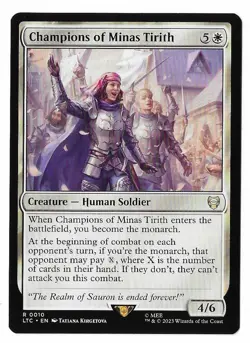 MTG Champions of Minas Tirith Lord of the Rings Commander (LTC) #0010 Unplayed - Image 1