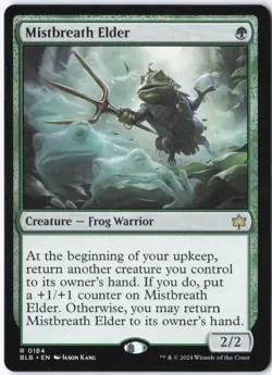 Mistbreath Elder R Bloomburrow 184 LP - Image 1