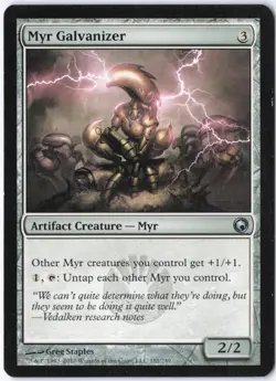 Myr Galvanizer U Scars of Mirrodin 181 LP - Image 1