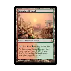 WOTC MtG Guildpact Stomping Ground (R) NM - Image 1