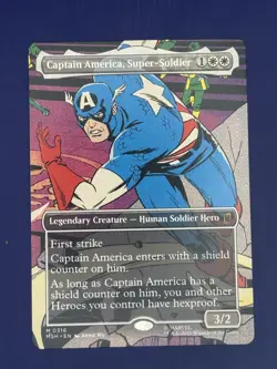 Captain America, Super-Soldier (Borderless) (0316) Marvel Super Heroes Regular - Image 2