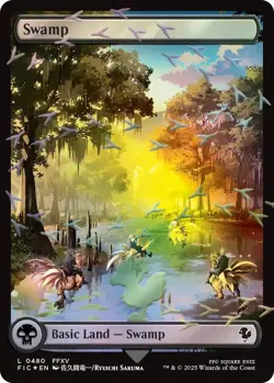 Swamp (Chocobo Track Foil) L Foil Commander: FINAL FANTASY 480 NM - Image 1