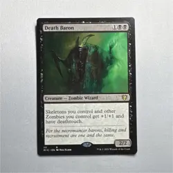 Wizards of the Coast MTG Death Baron Rare MID 111 Regular EN Deathtouch - Image 1