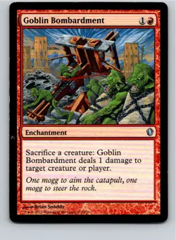 Magic the Gathering Goblin Bombardment Commander 2013 MTG Free Shipping! - Image 1