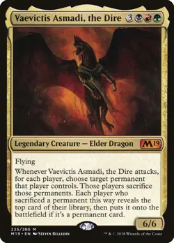 Vaevictis Asmadi, the Dire M Core Set 2019 225 NM - Image 1