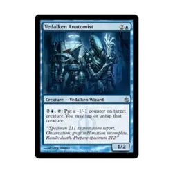 WOTC MtG Mirrodin Besieged Vedalken Anatomist (U) (x4) NM - Image 1