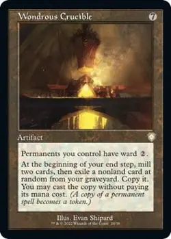 Wondrous Crucible (Retro Frame) R Commander: The Brothers' War 20 NM - Image 1