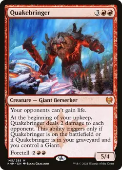 Quakebringer M Foil Kaldheim 145 NM - Image 1