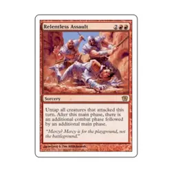 WOTC MtG 9th Ed Relentless Assault (R) NM - Image 1