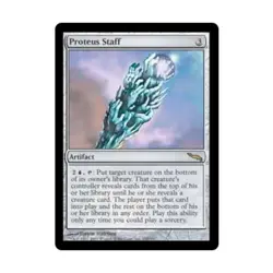 WOTC MtG Mirrodin Proteus Staff (R) NM - Image 1