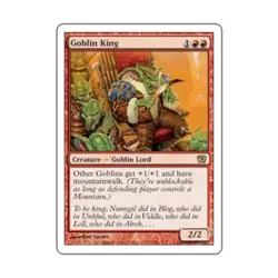WOTC MtG 9th Ed Goblin King (R) NM - Image 1