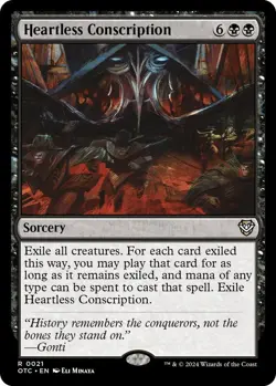 Heartless Conscription R Commander: Outlaws of Thunder Junction 21 NM - Image 1