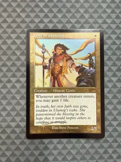 MTG Soul’s Attendant #7147 Foil Retro Frame Rare Secret Lair Drop Series (SLD) - Image 1