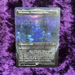MTG - Takenuma, Abandoned Mire (Borderless) - EN 416 - NEO - NM - Image 1
