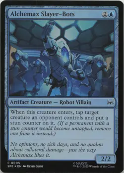 Alchemax Slayer-Bots - FOIL - C Marvel's Spider-Man: Eternal-Legal 5 - MTG - Image 1