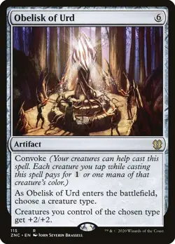 Obelisk of Urd R Commander: Zendikar Rising 115 NM - Image 1
