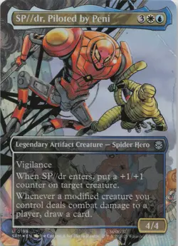 SP//dr, Piloted by Peni (Borderless) - FOIL - U Marvel's Spider-Man 199 - MTG - Image 1
