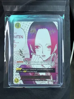 Bandai One Piece CCG You'll Frighten Me Boa Hancock Event Foil OP14-118 - Image 1