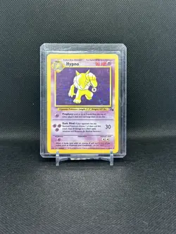 LP+ Pokemon Hypno Fossil TCG Holo Unlimited Rare Card 8/62 WOTC TCG Vintage - Image 3