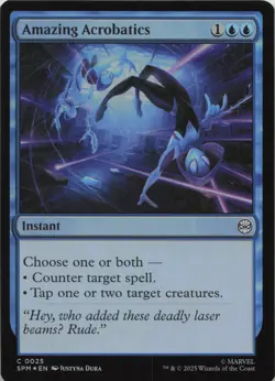 Amazing Acrobatics - FOIL - C Marvel's Spider-Man 25 - MTG - Image 1