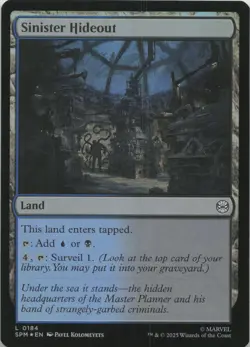 Sinister Hideout - FOIL - L Marvel's Spider-Man 184 - MTG - Image 1