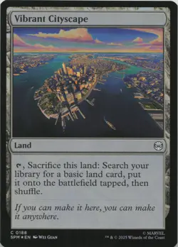 Vibrant Cityscape - FOIL - C Marvel's Spider-Man 188 - MTG - Image 1