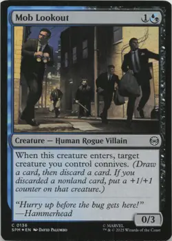 Mob Lookout - FOIL - U Marvel's Spider-Man 136 - MTG - Image 1