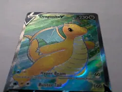 2022 DRAGONITE V FULL ART 076/078 POKEMON GO SET LIGHTLY PLAYED USED - Image 3