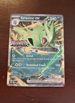 Pokemon Tyranitar Ex Stamped Promo 064/131 Prismatic Evolutions TCG NM - Image 1