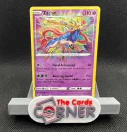 Zacian Amazing Rare 082/185 Pokemon Vivid Voltage NM - Image 1
