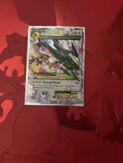 Pokemon TCG Mega M Rayquaza EX Card 76/108 Celebrations 25th Anniversary Mint - Image 1