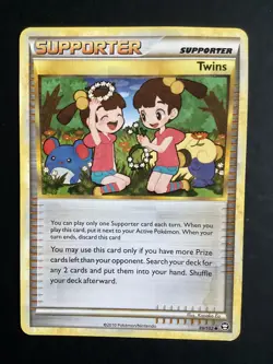 Twins Supporter Trainer Card 89/102 Triumphant Set Excellent Condition - Image 2