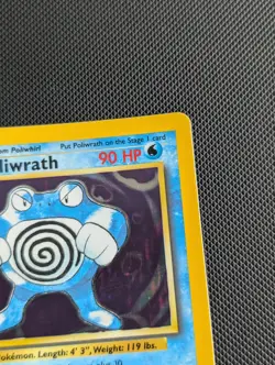 Poliwrath ✨ 4th Print Holo ✨ UK Base Set Pokemon Card 13/102 - 1999-2000 Rare - Image 3