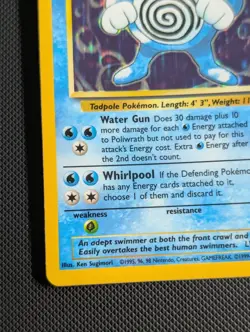 Poliwrath ✨ 4th Print Holo ✨ UK Base Set Pokemon Card 13/102 - 1999-2000 Rare - Image 4