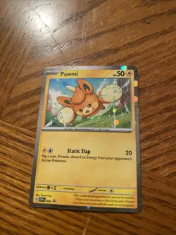 Pawmi SVP040: Obsidian Flames Black Star Promo Card Galaxy Holo - Image 1