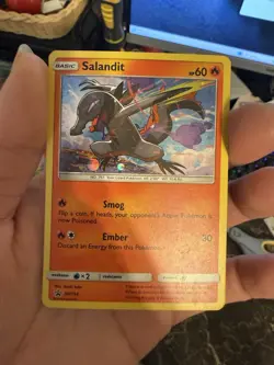 Pokemon Sun & Moon Promo Salandit SM154 Holo Card - Image 1