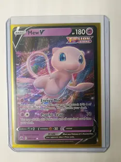 Pokemon TCG Crown Zenith Mew v Holo Ultra Rare Card 060/159 Near Mint Condition - Image 1